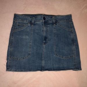 American Eagle High Rise Denim Skirt